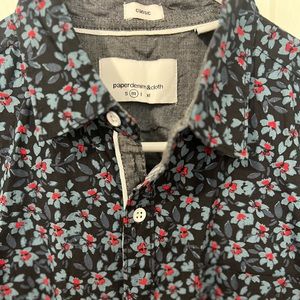 Men's floral casual shirt